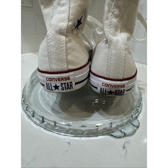 Converse Unisex Chuck Taylor All Star Hi-Top, Optic White, Size M6.5/W8.5 - Picture 10 of 16